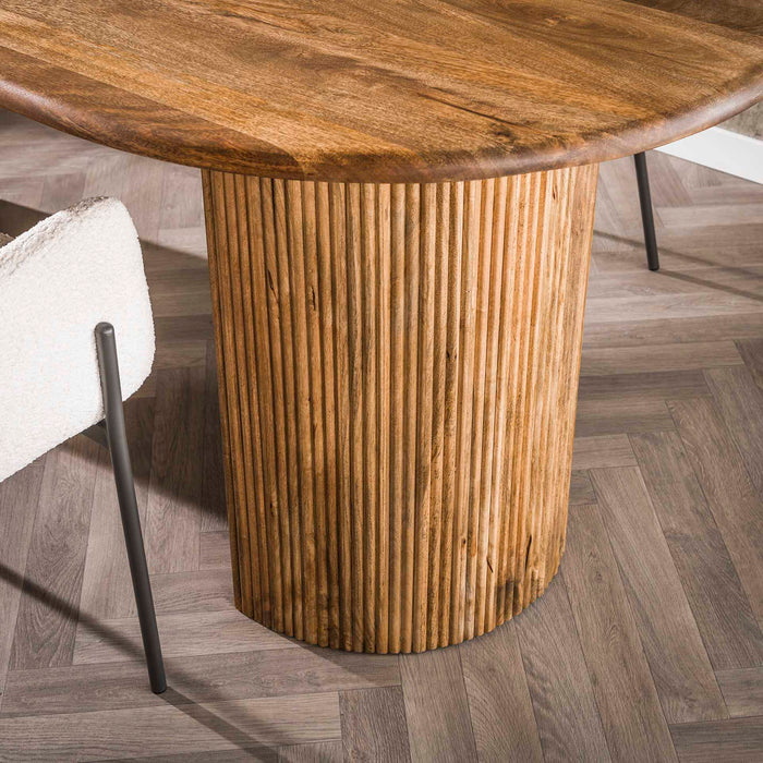 Eettafel Wave | Deens Ovaal | Mangohout