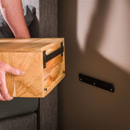 Nachtkastje Hover | 1 Lade | Naturel Massief Acacia