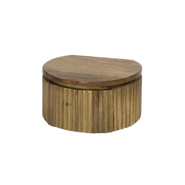 Nachtkastje Rosin | Mangohout Naturel