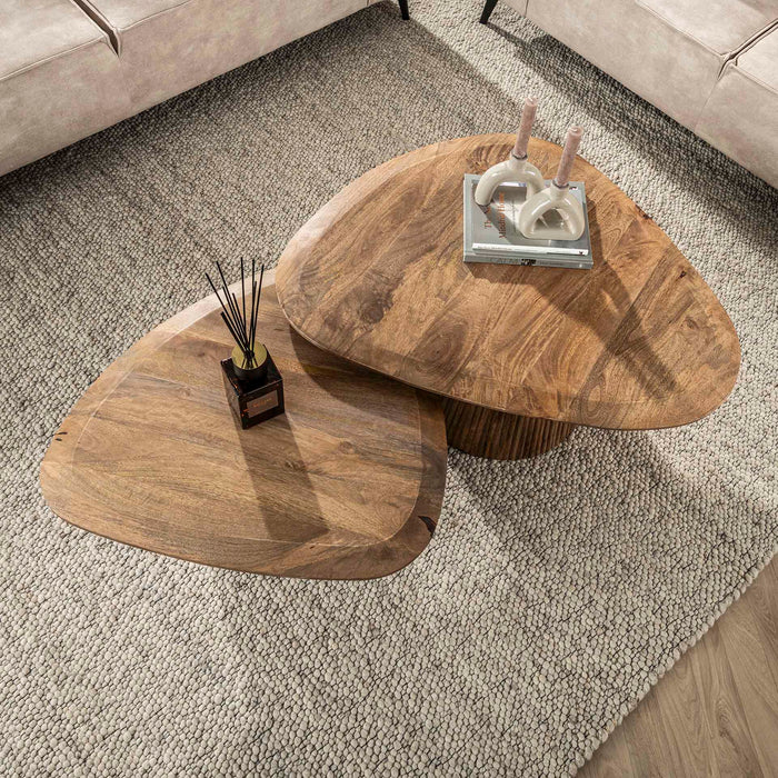 Salontafel Wave | Mangohout  Naturel