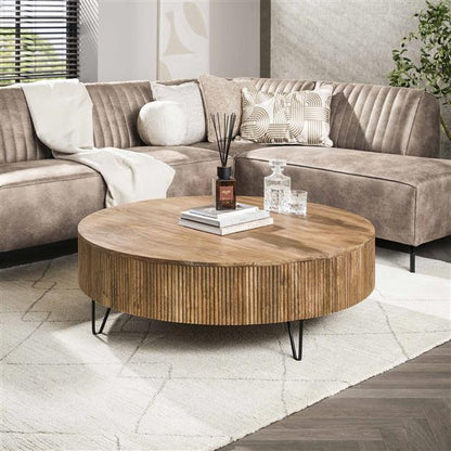 Salontafel Wave | Mangohout Naturel