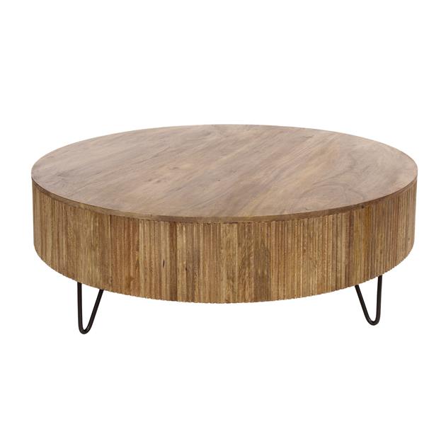 Salontafel Wave | Mangohout Naturel
