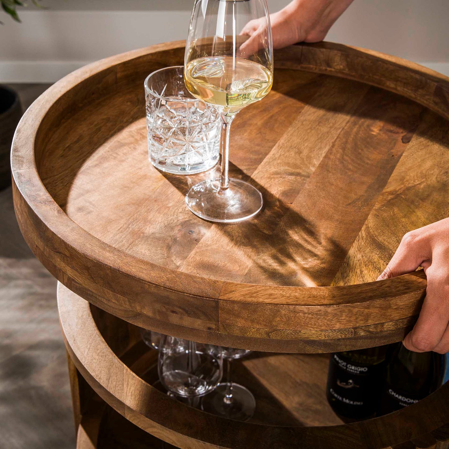 Trolley Monet | Mangohout Naturel