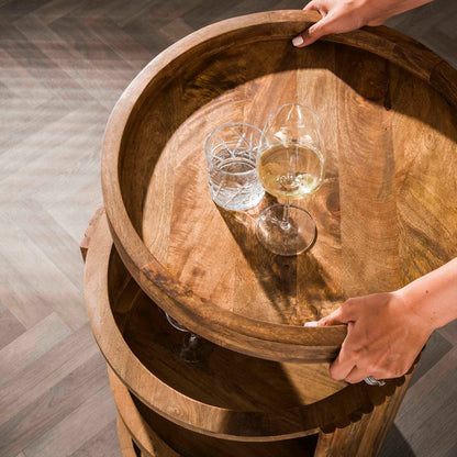 Trolley Monet | Mangohout Naturel