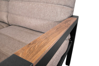 Loungeset Donna | Taupe & Antraciet