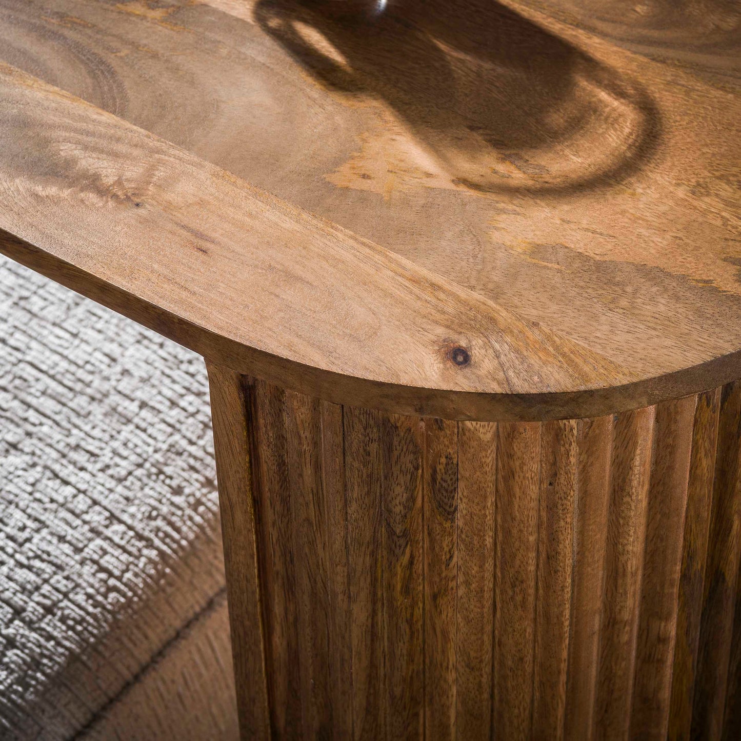 Bijzettafel Wave | Mangohout Naturel