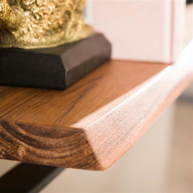 Wandschap set/3 Lean | Naturel massief acacia