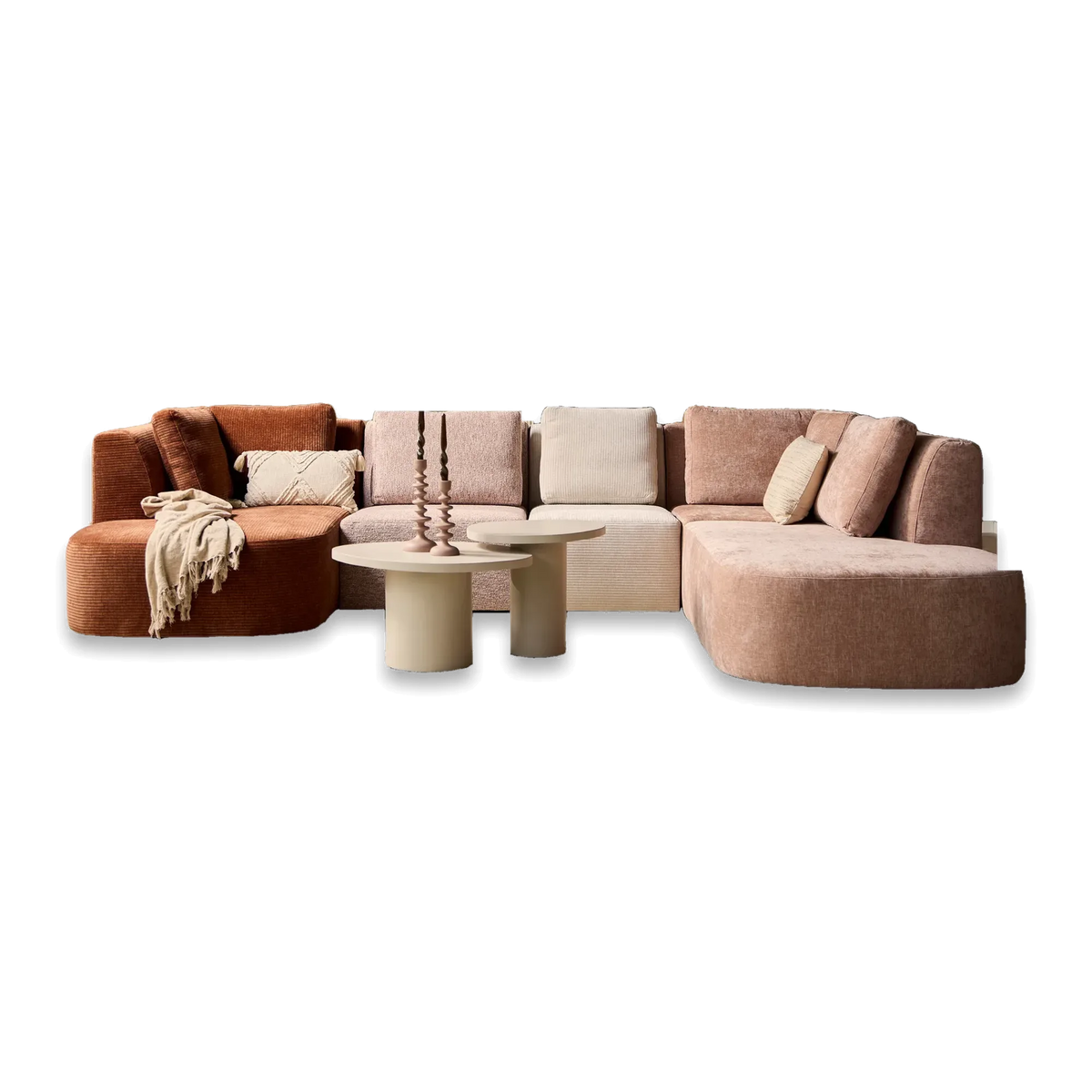 Modulaire Elementenbank Blocks (Stel zelf samen)