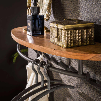 Kapstok Round | 12 Haken | Massief Acaciahout