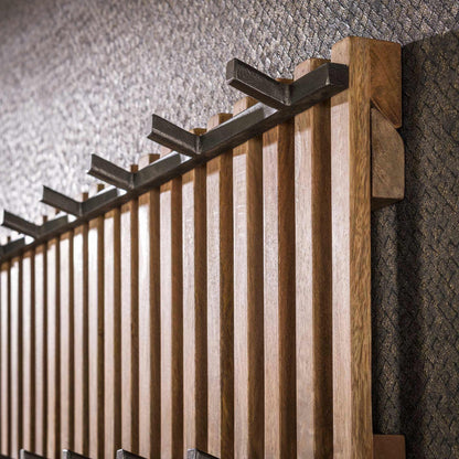 Kapstok Tweak | 13 Haken | Naturel Mangohout