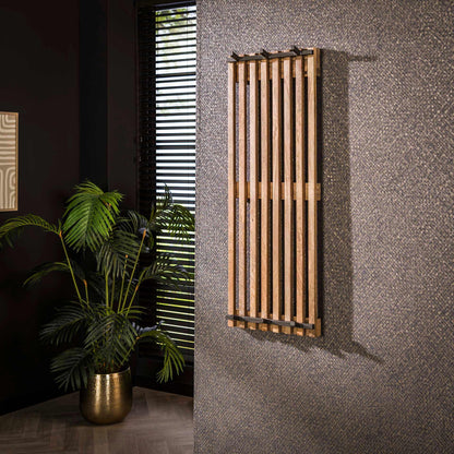 Kapstok Tweak | 6 Haken | Naturel Mangohout