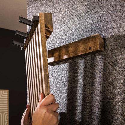 Kapstok Tweak | 6 Haken | Naturel Mangohout