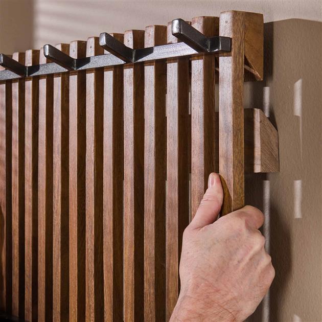 Kapstokrek Tweak | Zandkleur Massief Mango