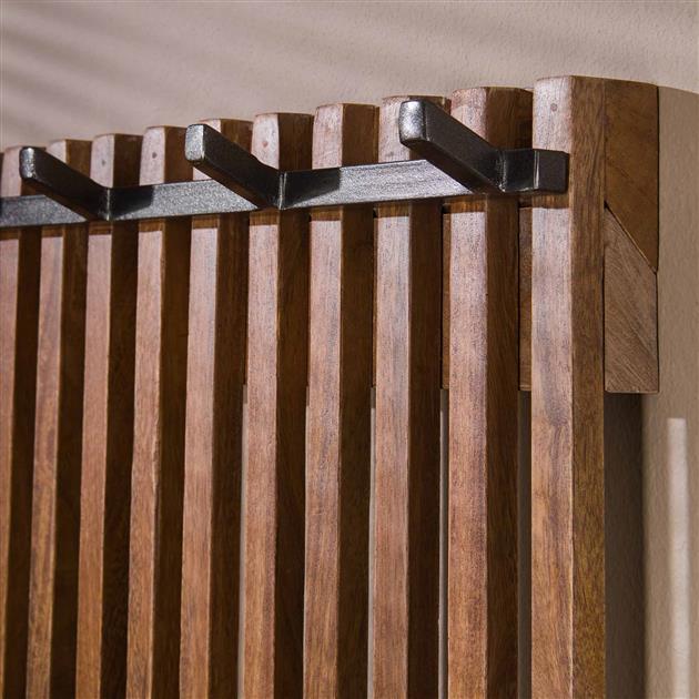 Kapstokrek Tweak | Zandkleur Massief Mango