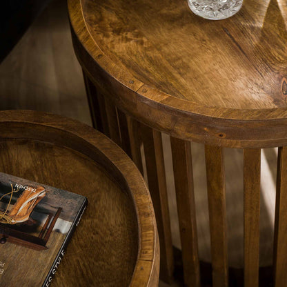 Bijzettafel Tweak | Naturel Mangohout