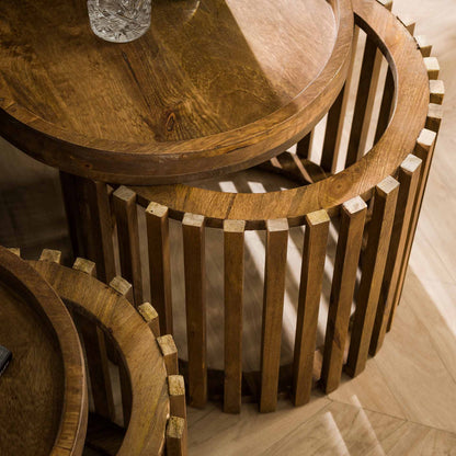 Bijzettafel Tweak | Naturel Mangohout