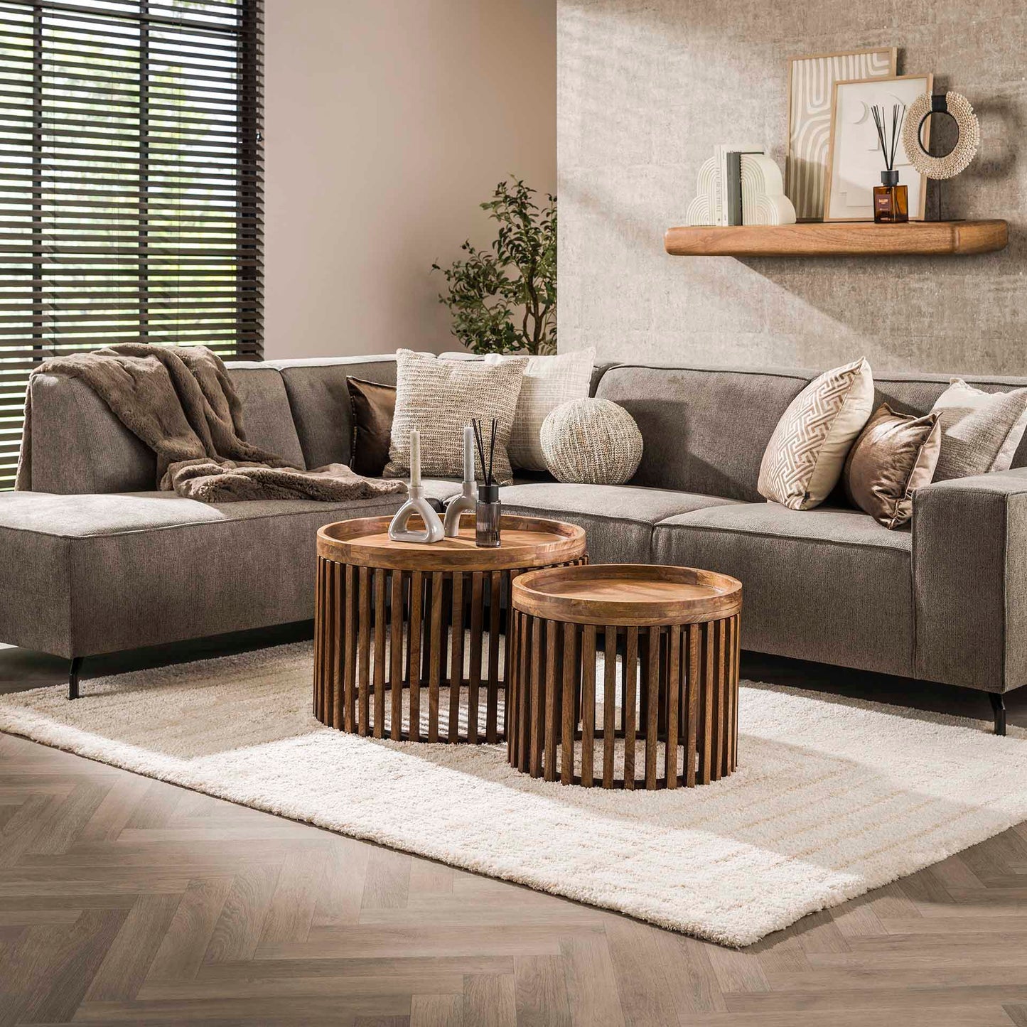 Salontafel Set Tweak | Naturel Mangohout