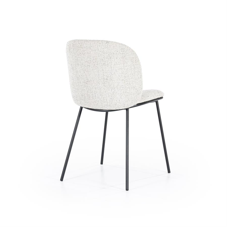 Eetkamerstoel Clypso | Beige Polyester