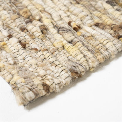 Vloerkleed Takara | Mustard 90% Wol 10% Polyester — Detail