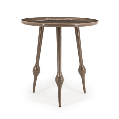 Bijzettafel Birdy | Bruin Aluminium