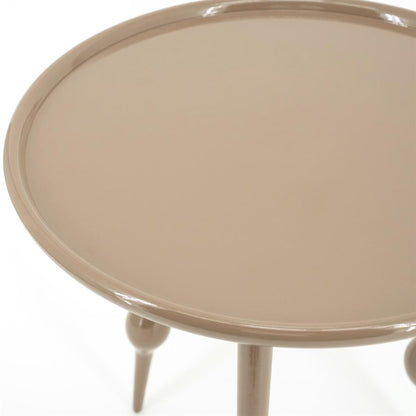 Bijzettafel Birdy | Bruin Aluminium