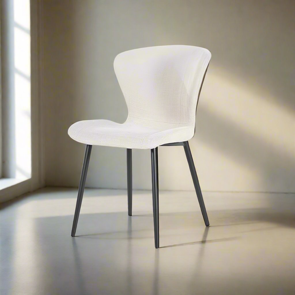 Eetkamerstoel Spinner | Beige Polyester