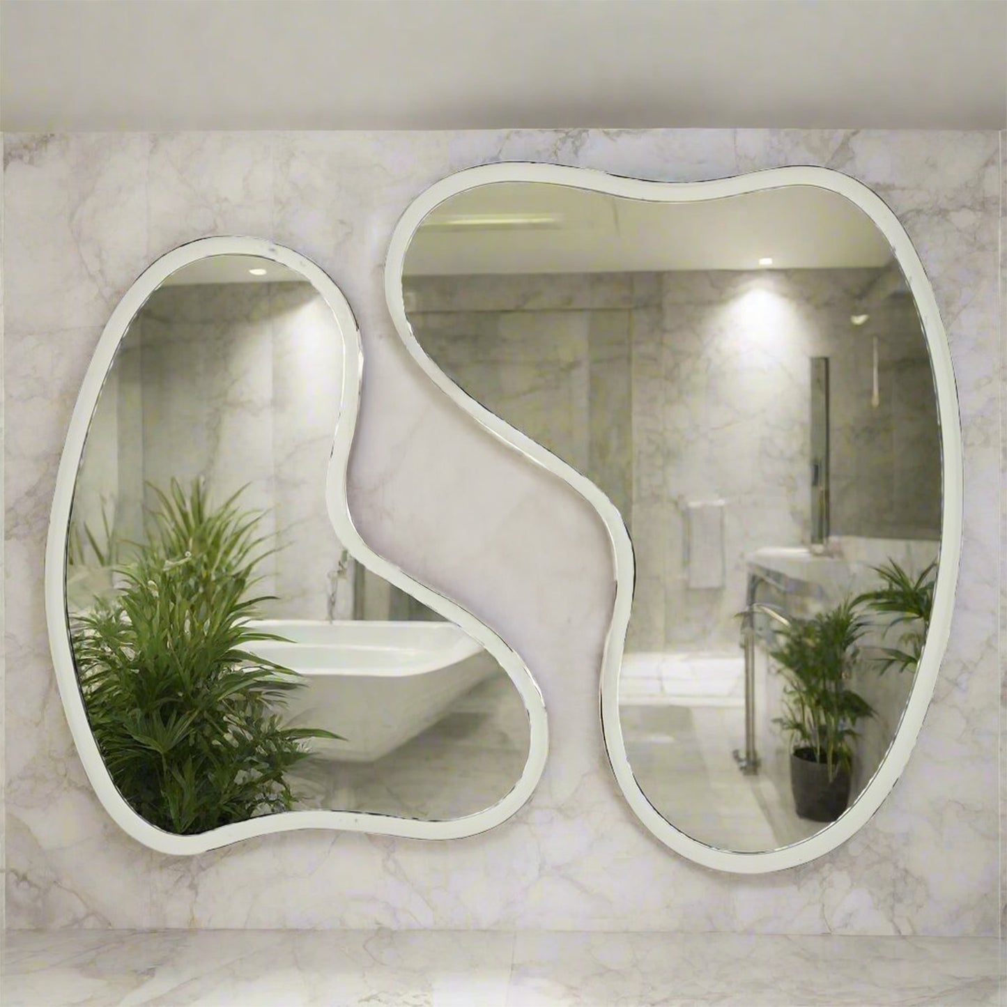 Spiegel Pejo | Wit Glas