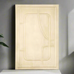 Wand decoratie Sylvia | Naturel Mangohout