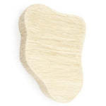 Wandlamp Lokta naturel papier, schuin vooraanzicht op witte achtergrond