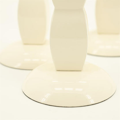 Kaars Prinz beige aluminium, detail van het materiaal