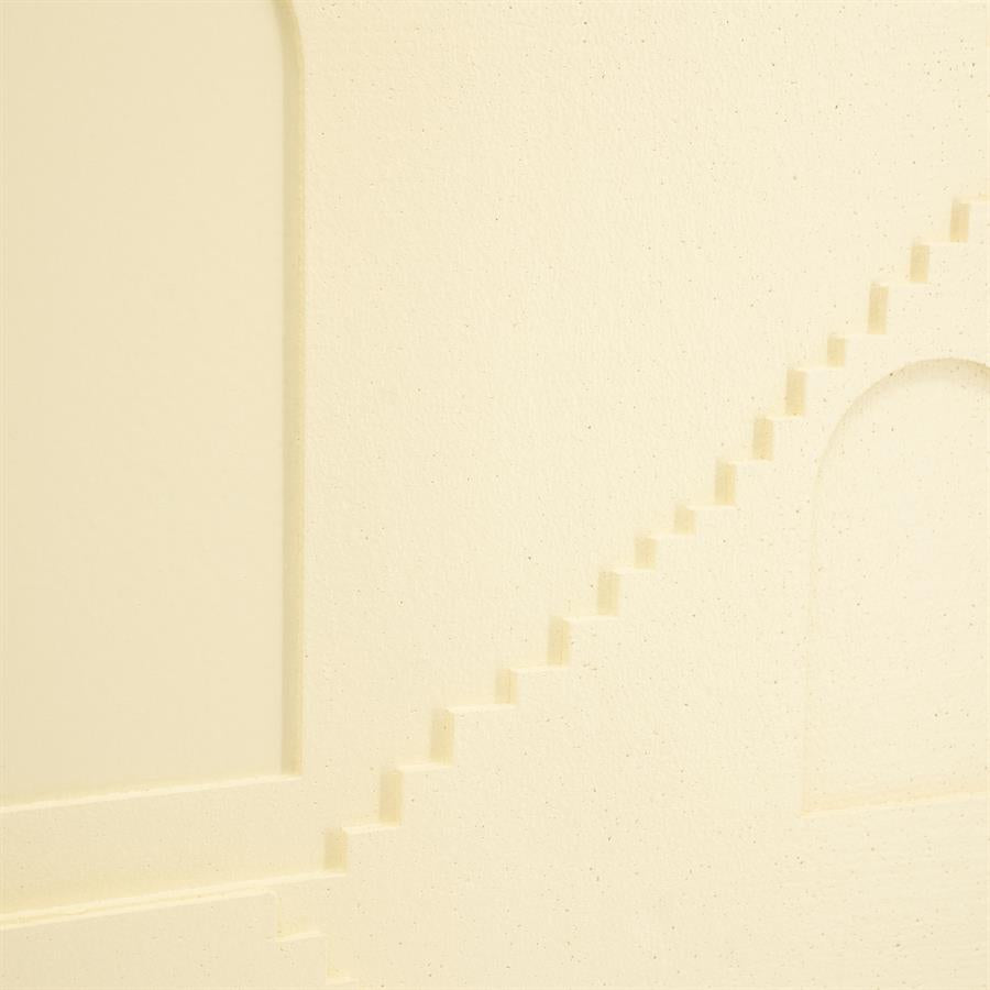 Wand decoratie Pluto | Wit Polyfoam