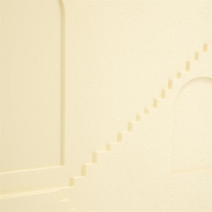 Wand decoratie Pluto | Wit Polyfoam