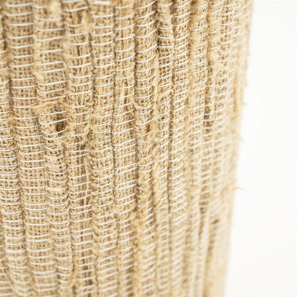 Tafellamp Gadja naturel hout klein, detail van het materiaal