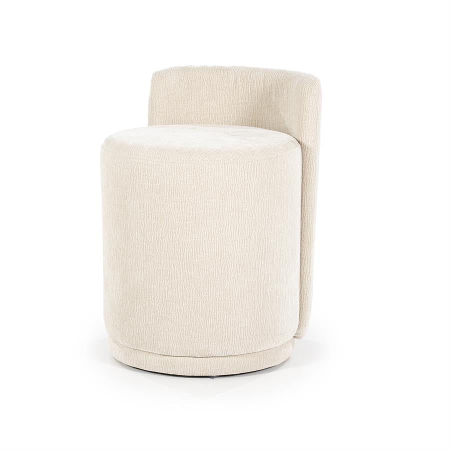 Poef Marque | Beige Stof