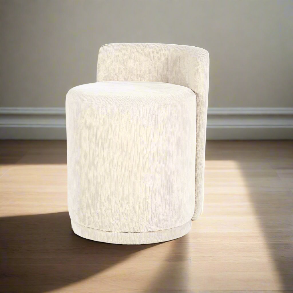 Poef Marque | Beige Stof