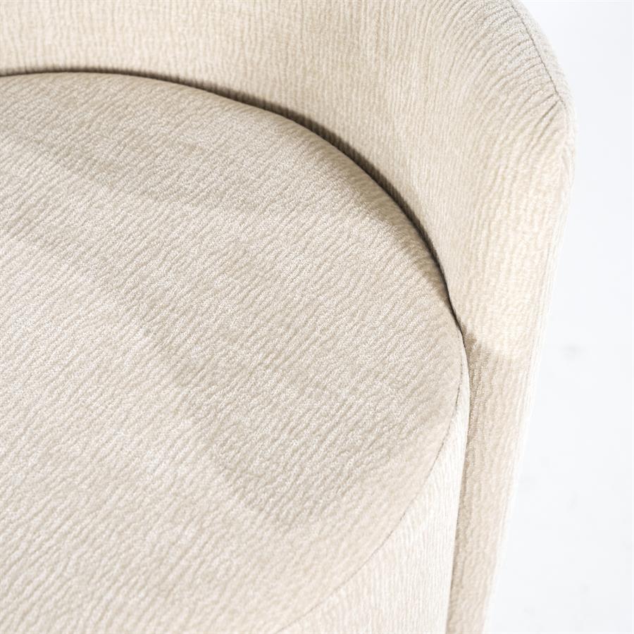 Poef Marque | Beige Stof