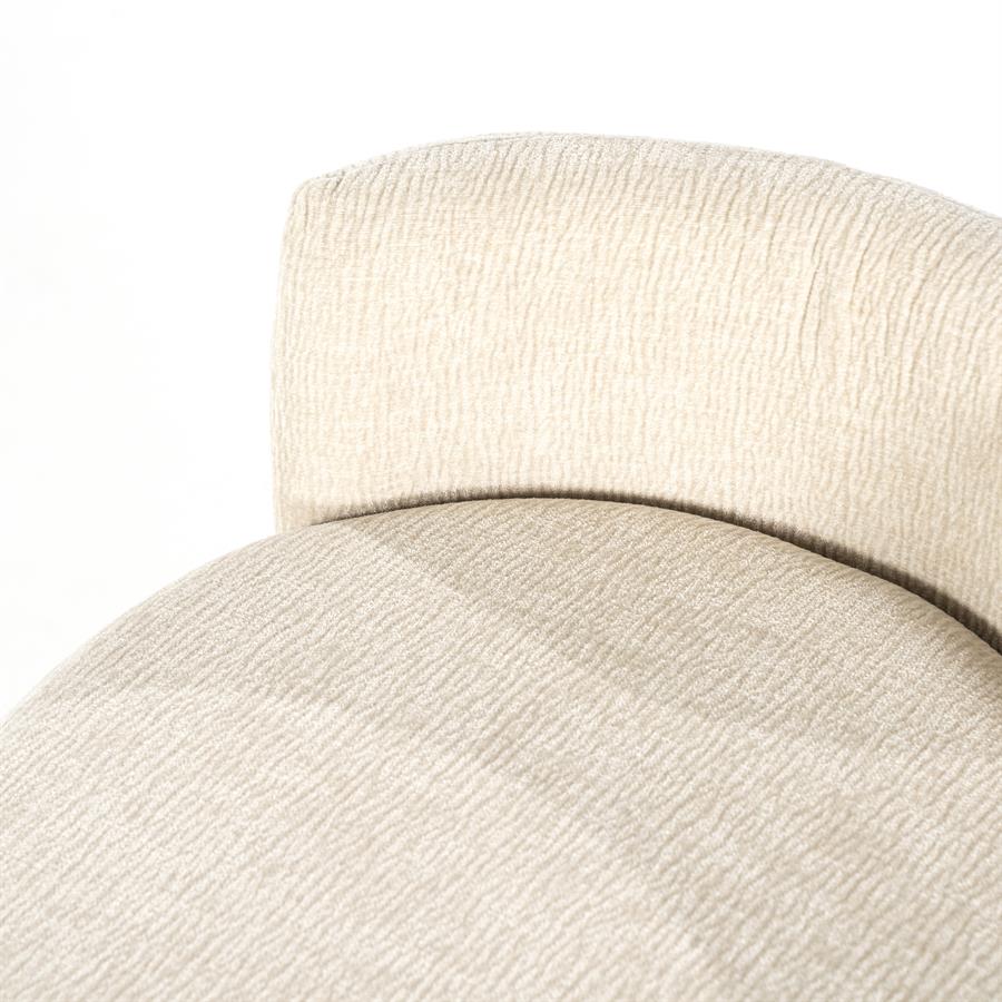 Poef Marque | Beige Stof