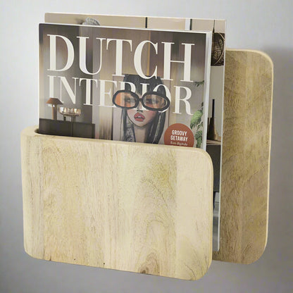 Wand decoratie Isis | Naturel Mangohout