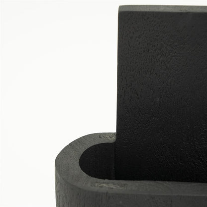 Wand decoratie Isis | Zwart Mangohout