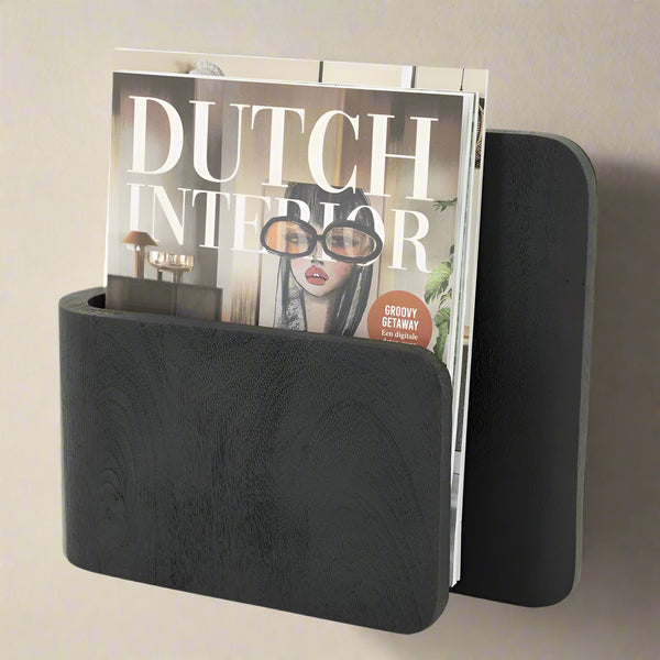 Wand decoratie Isis | Zwart Mangohout