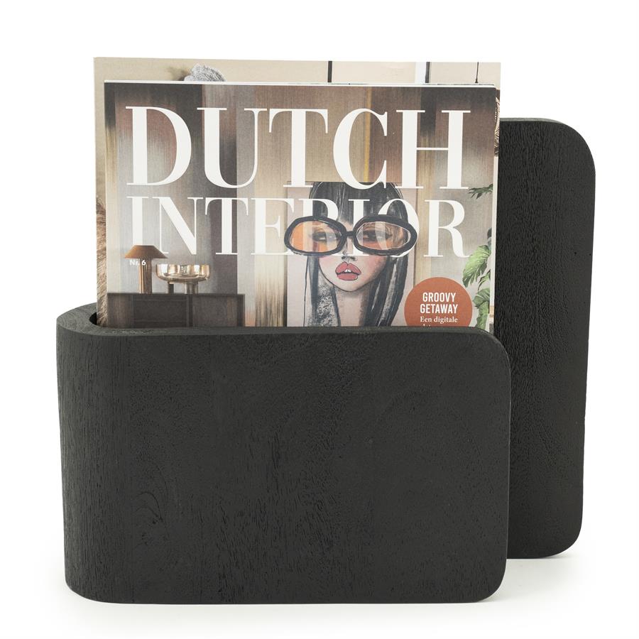 Wand decoratie Isis | Zwart Mangohout