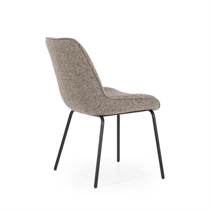 Eetkamerstoel Base | Bruin Stof