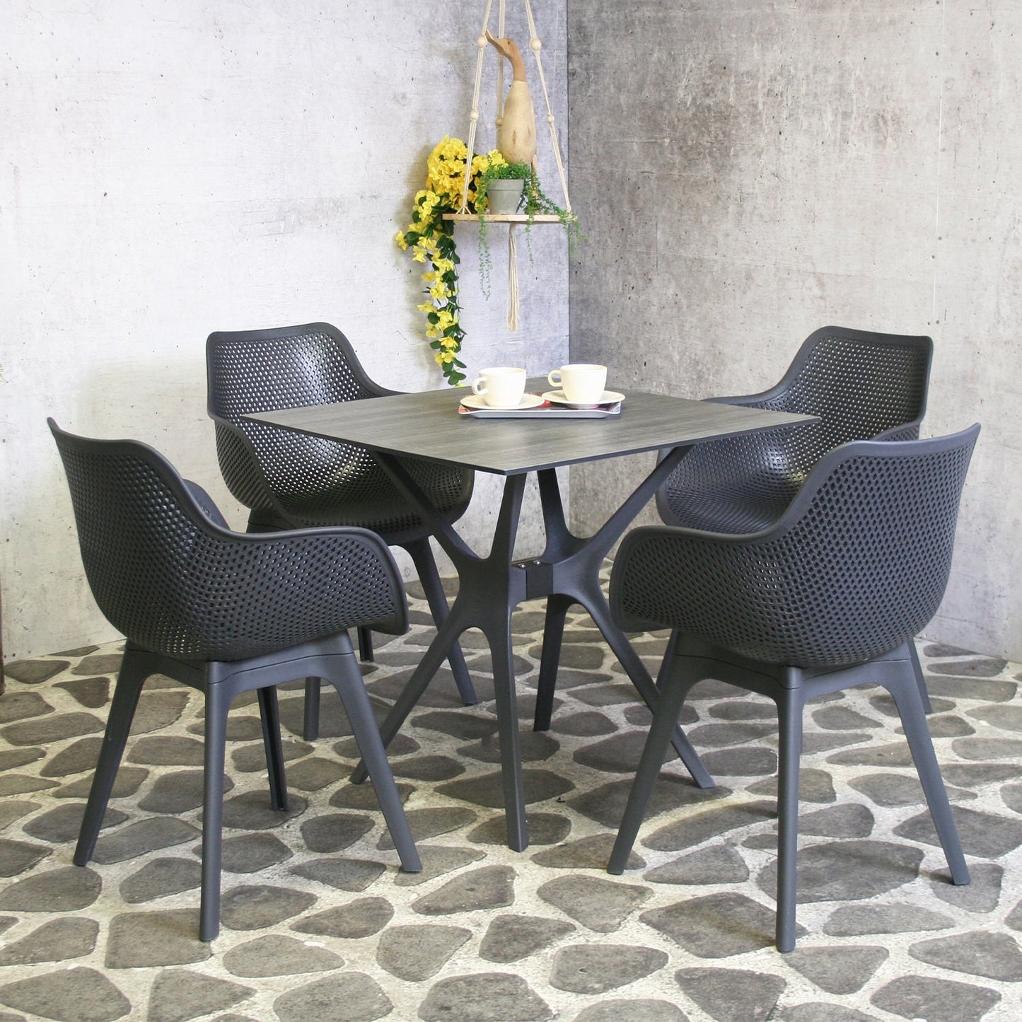 Tuinstoel Jasper | Antraciet