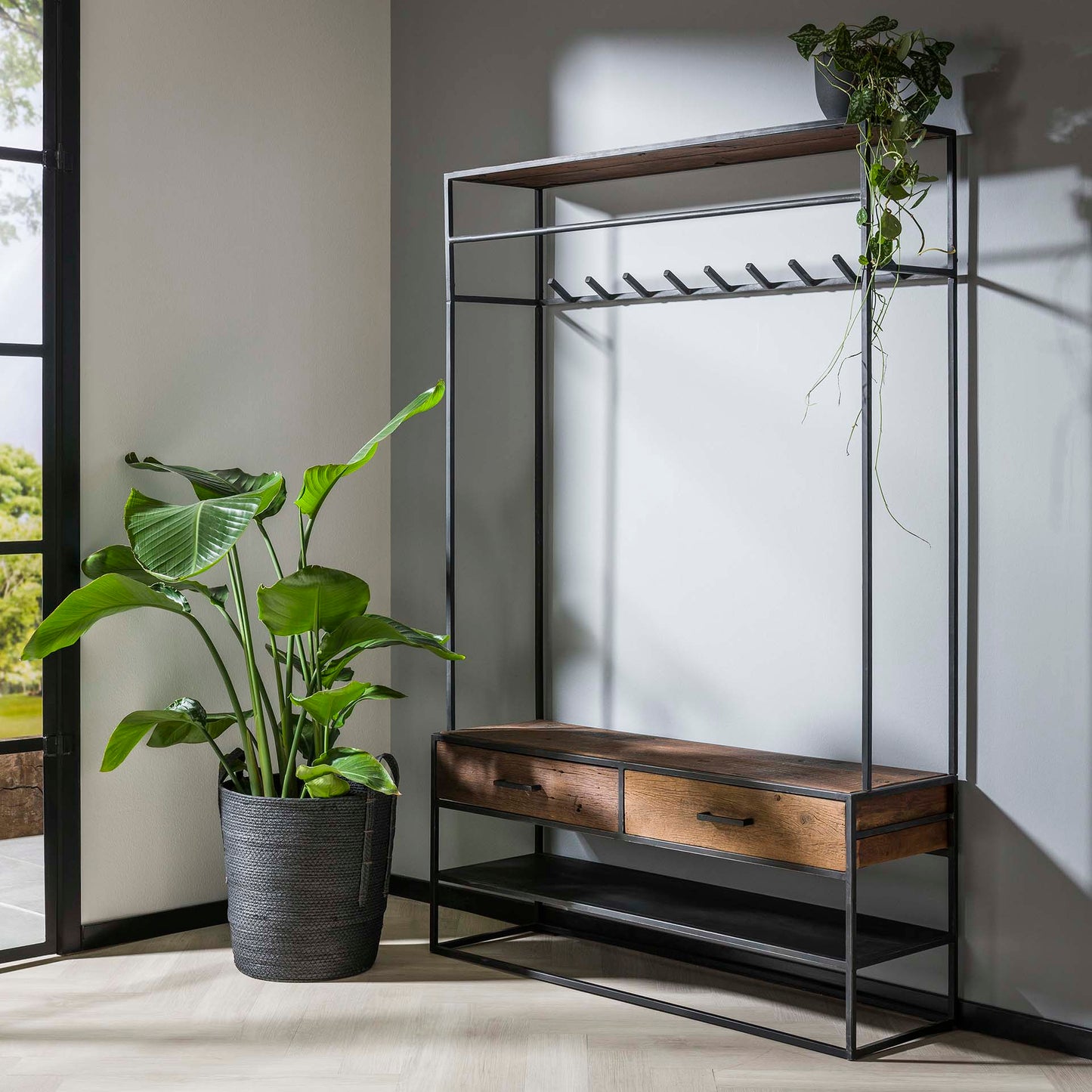 Kapstok Blend | Zwart Hardhout