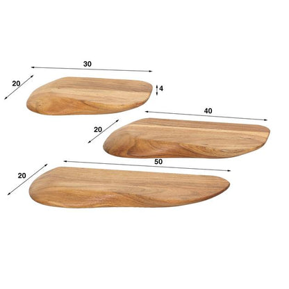 Wandplank Organic | Set van 3