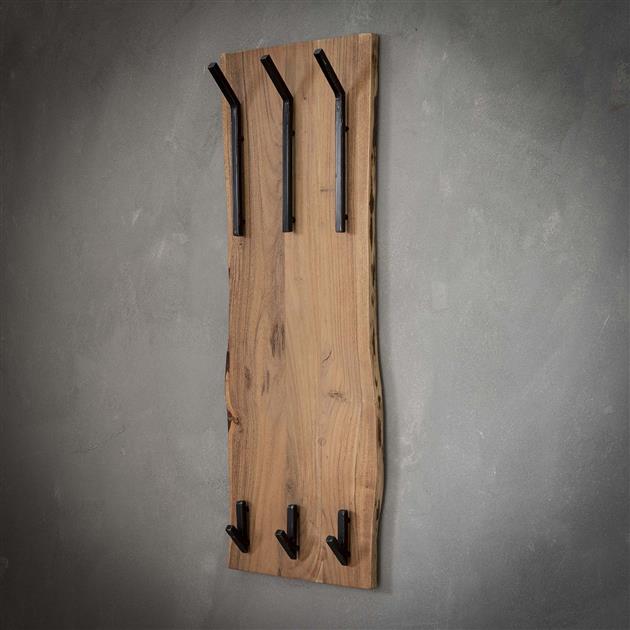 Kapstok Edge Hoog | Naturel Massief Acacia