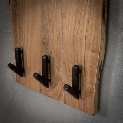 Kapstok Edge Hoog | Naturel Massief Acacia