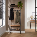 Kapstok Els | 8 haken | Naturel Acaciahout