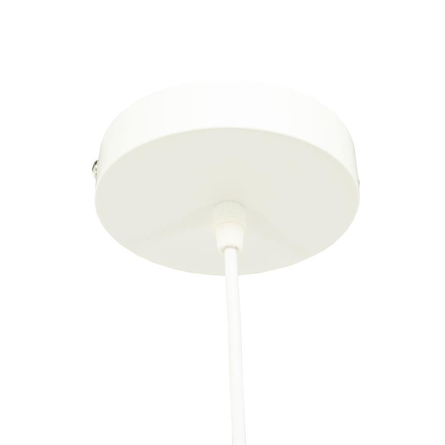 Hanglamp Lunar naturel metaal, detail van het materiaal