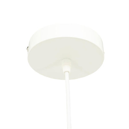 Hanglamp Lunar naturel metaal, detail van het materiaal